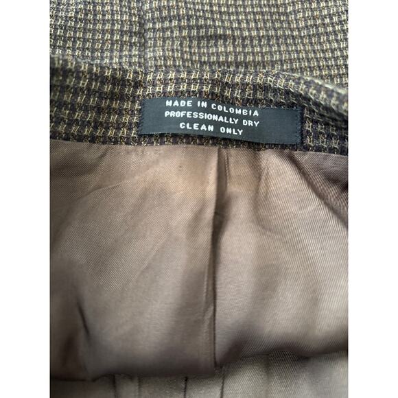 Vintage Baracuta 100% Wool Brown Dinner Sport Coat Jacket Blazer Plaid‎ Mens 52R - Picture 3 of 5
